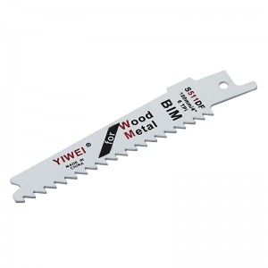 Factory directly supply Offset Reciprocating Saw Blade - Reciprocating saw blade S511DF – YIWEI