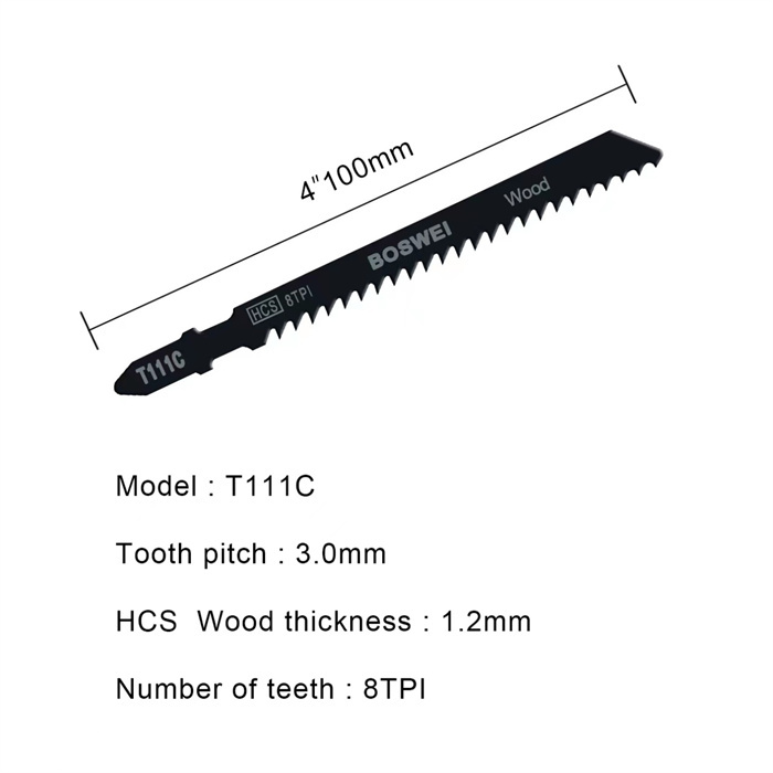 T111 C cutting timber puzzle saw blade